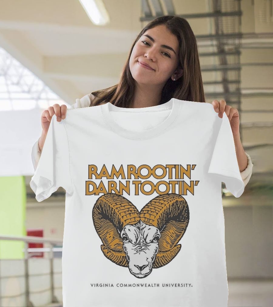Ram Rootin Darn Tootin Virginia Commonwealth University T-Shirt