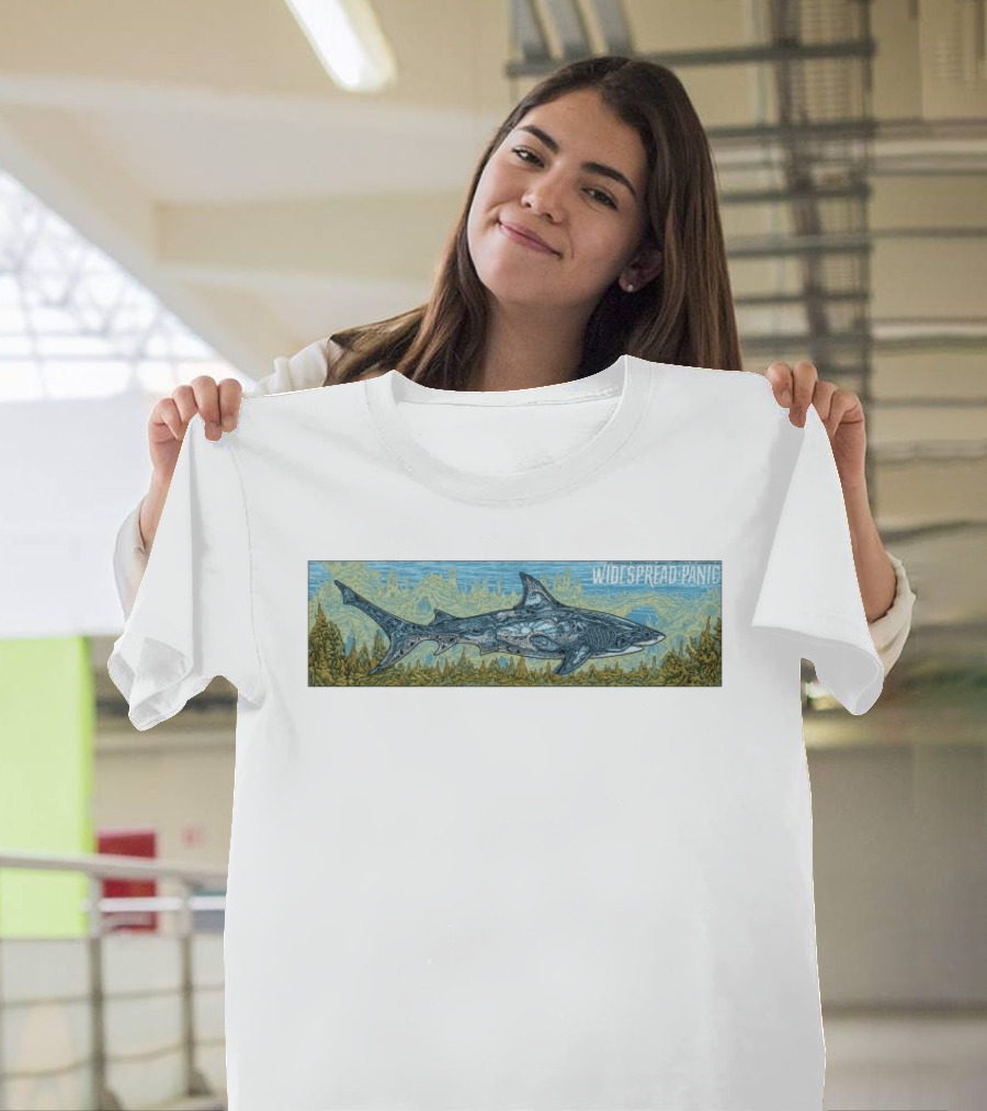 Widespread Panic St. Augustine Amphitheatre March 20 22 2026 Shark T-Shirt