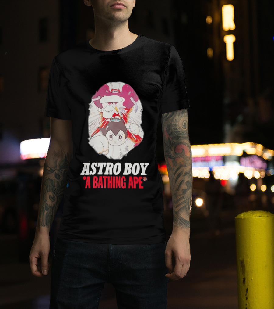Astro Boy A Bathing Ape Collaboration Comic T-Shirt