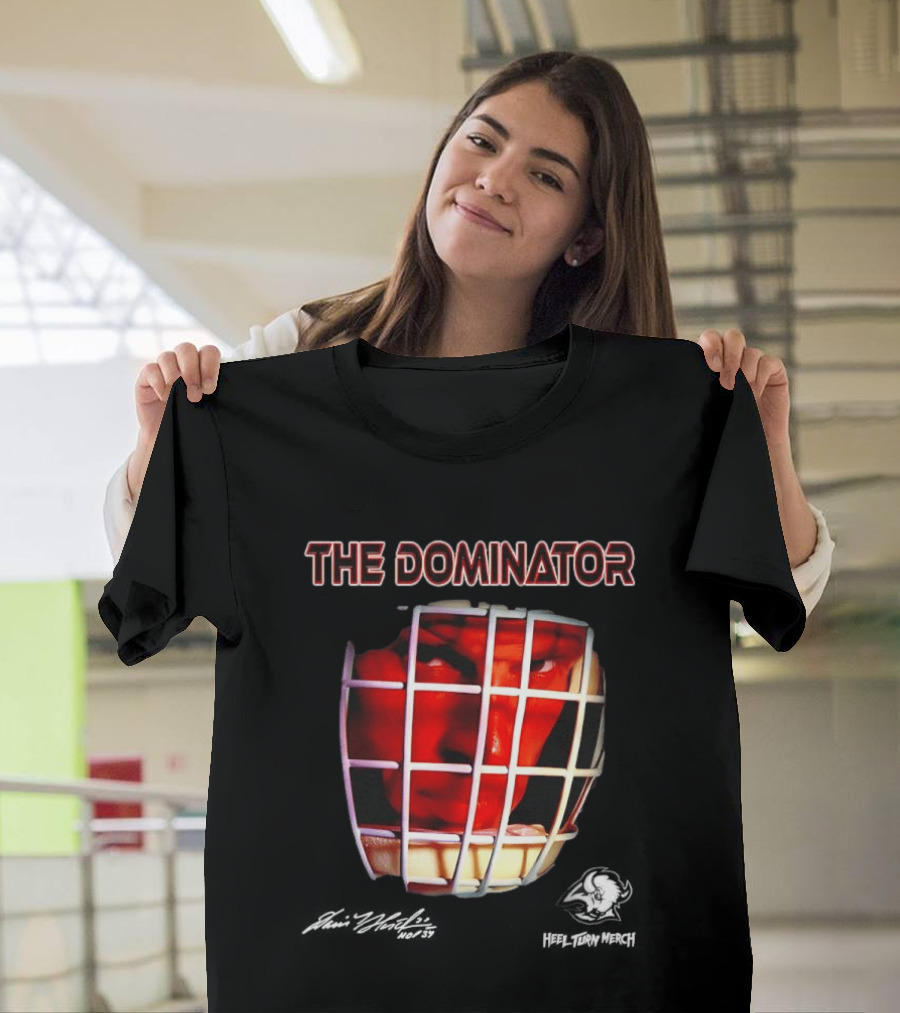 Buffalo Sabres Dominik Hasek The Dominator Hockey Mask T-Shirt