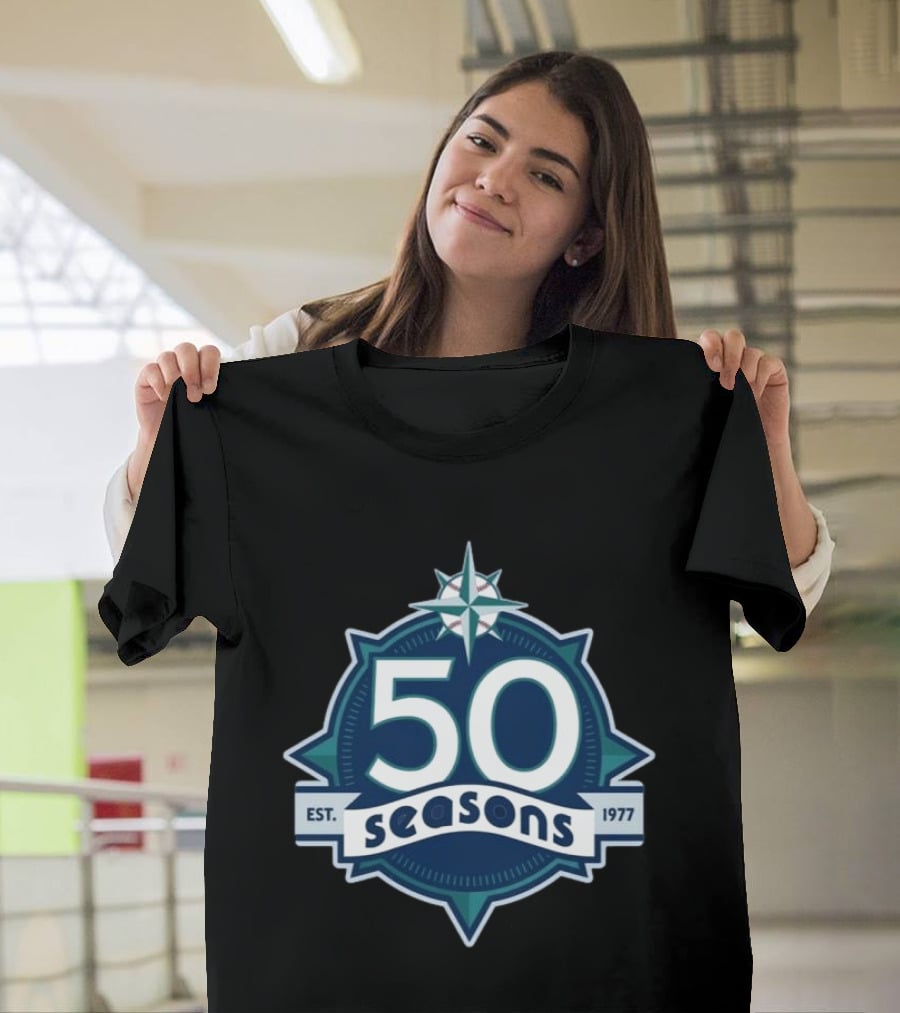 Cal Raleigh Seattle 50 Seasons Est. 1977 T-Shirt