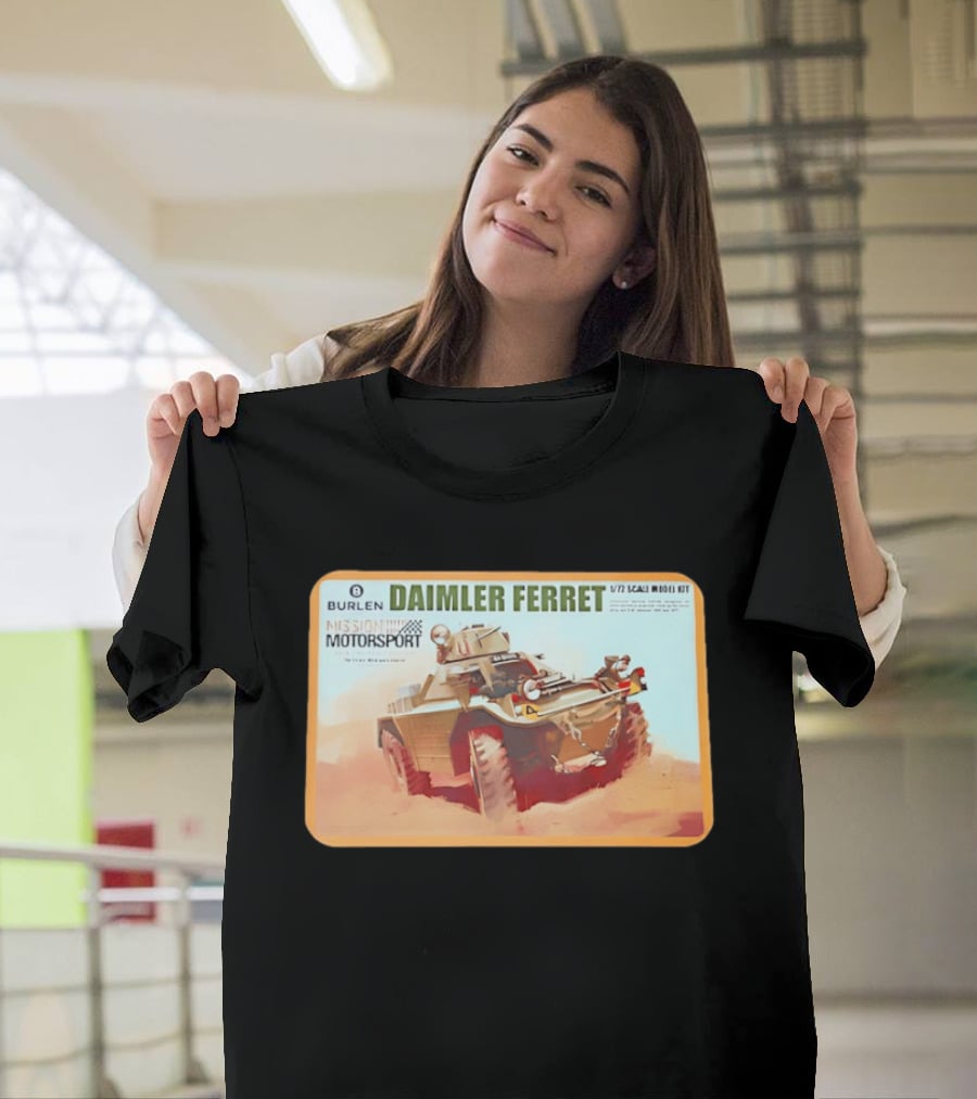 Burlen Daimler Ferret Mission Motorsport 1/7 Scale Model Kit T-Shirt