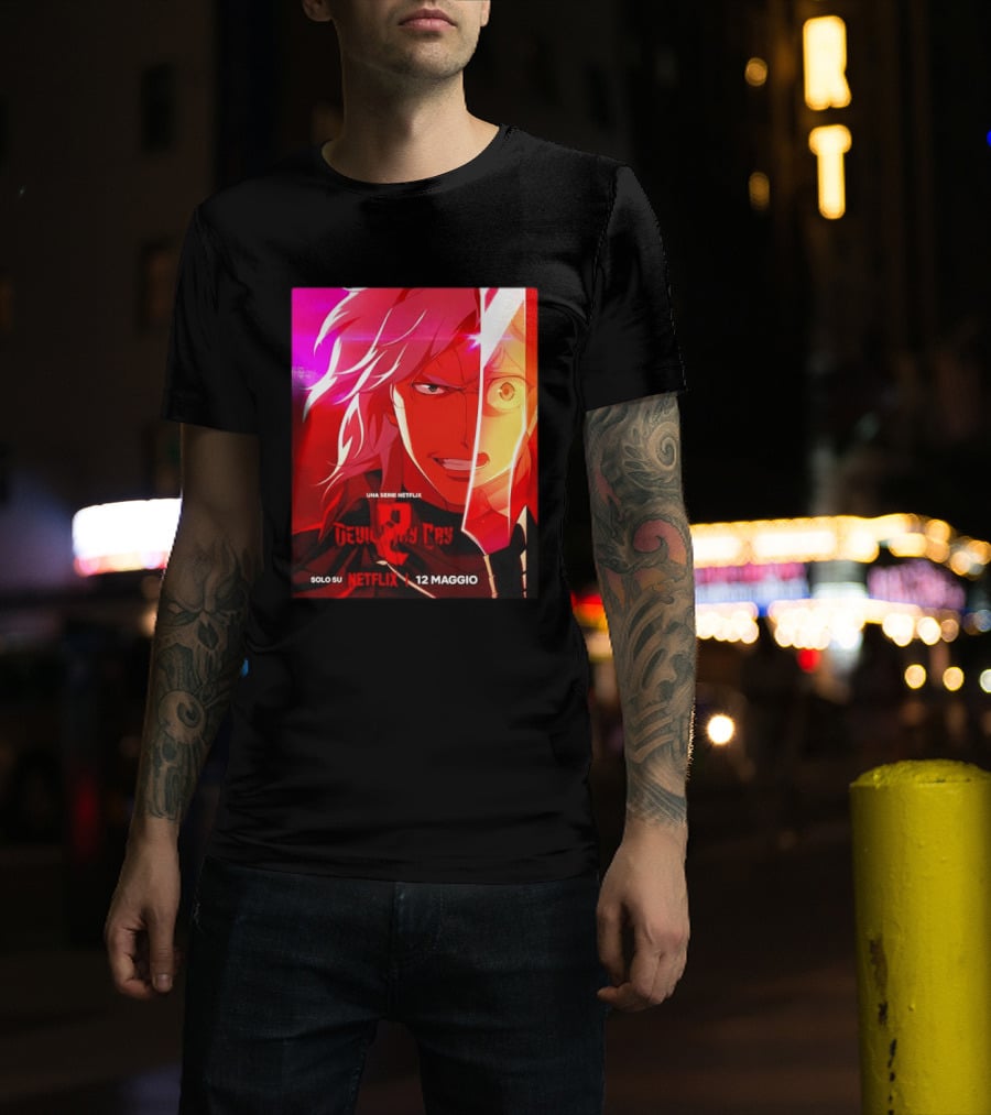Devil May Cry Serie Netflix Solo Su Netflix 12 Maggio T-Shirt