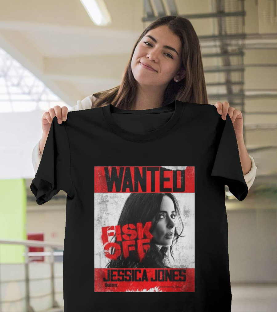 Wanted Jessica Jones Fisk Off Daredevil Born Again Season 2 T-Shirt