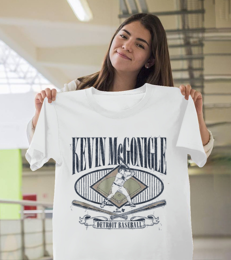 Kevin McGonigle Detroit Baseball Diamond Standouts T-Shirt