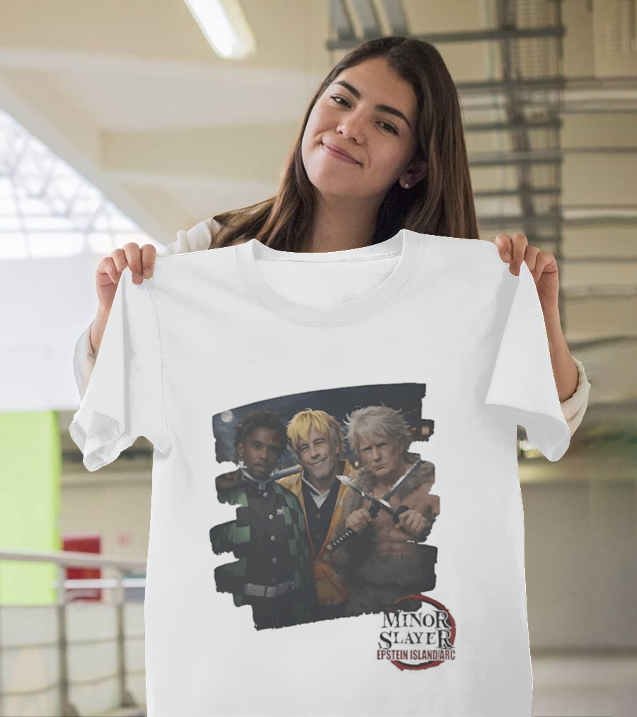 Minor Slayer Epstein Island Arc Characters Cosplay T-Shirt