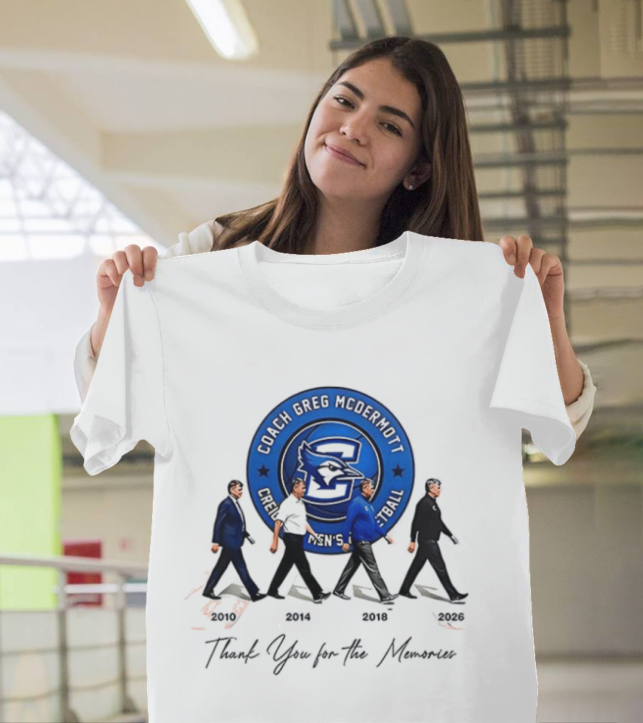 Coach Greg McDermott Thank You For The Memories 2010 2016 2020 T-Shirt