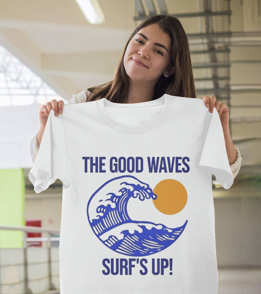 The Good Waves Surf's Up Sun And Wave T-Shirt
