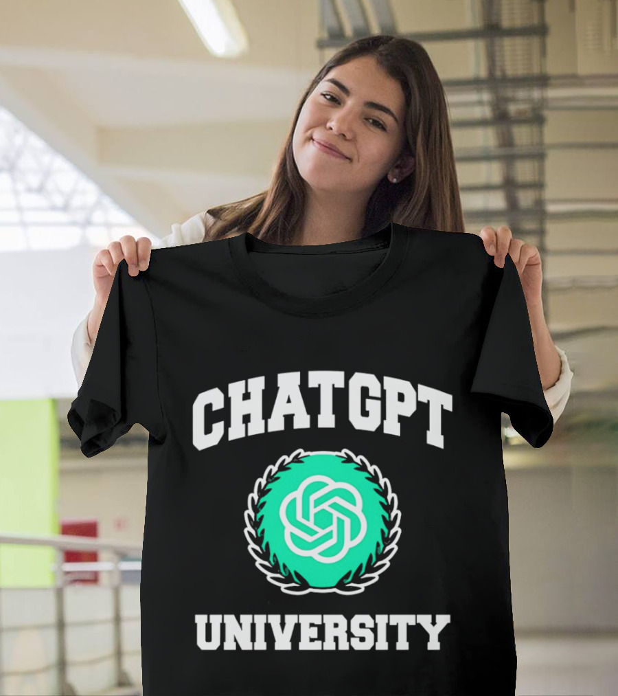Chat GPT University Crest T-Shirt