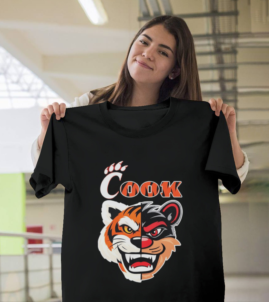 Cincinnati Bengals Bearcats Cook Split Face T-Shirt