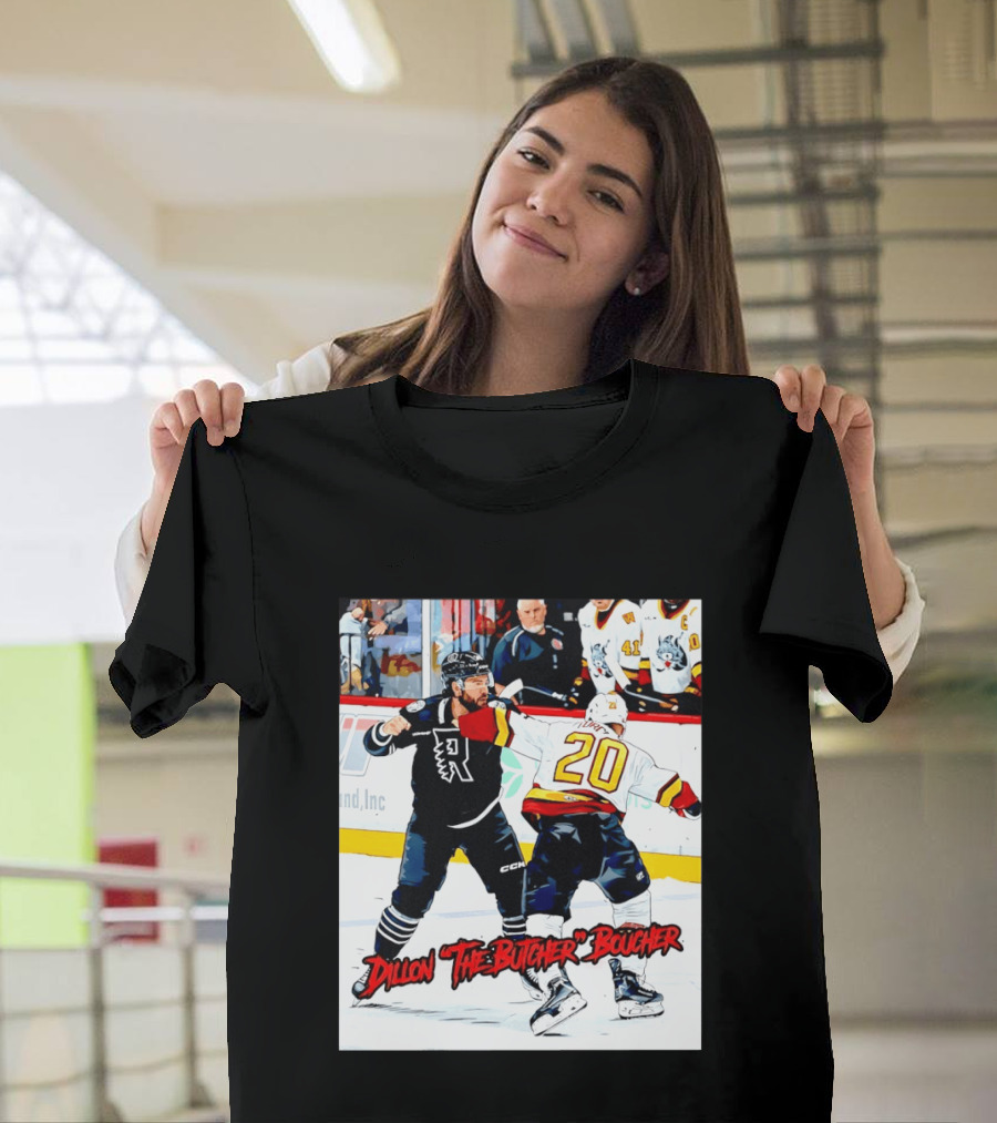 Dillon The Butcher Boucher Rockford IceHogs Hockey Fight Scene T-Shirt