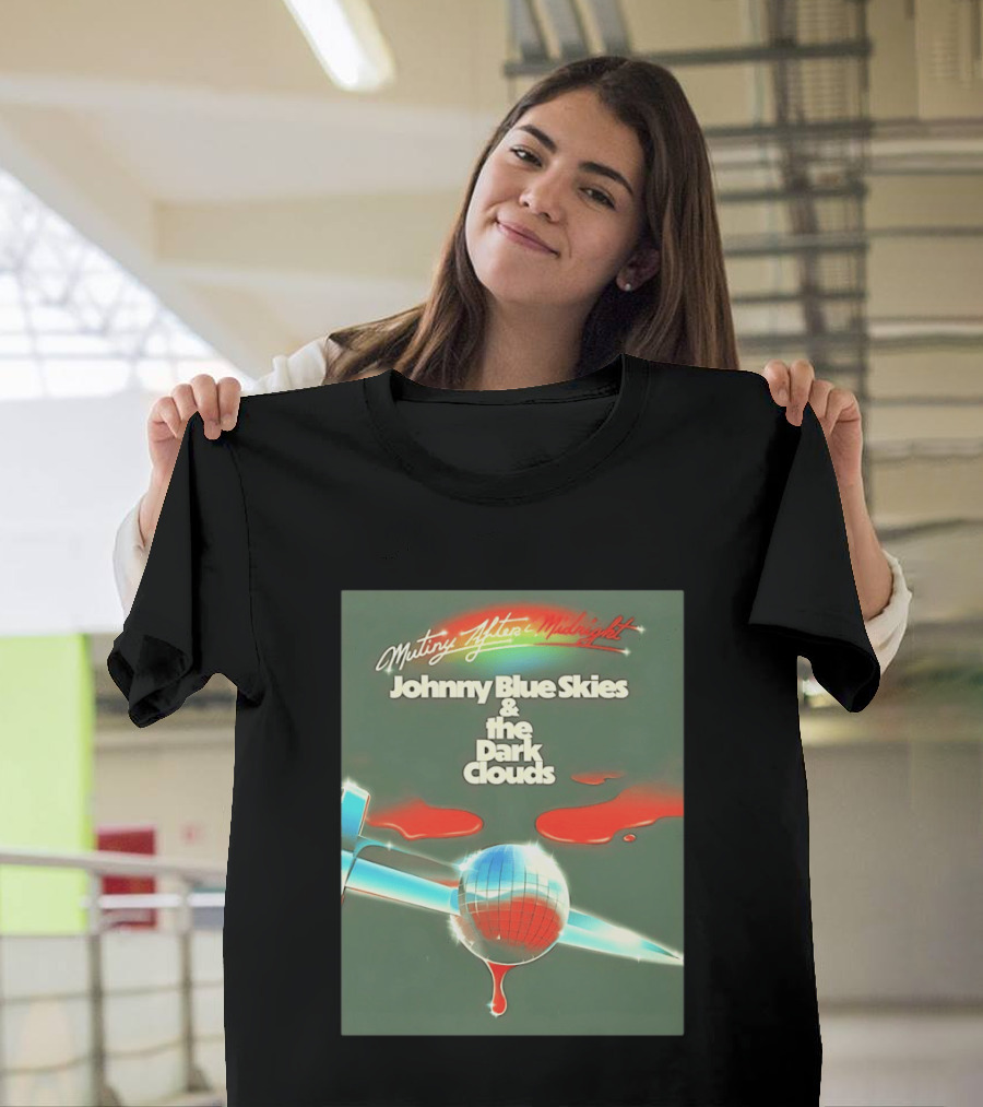 Mutiny After Midnight Johnny Blue Skies And The Dark Clouds Album T-Shirt