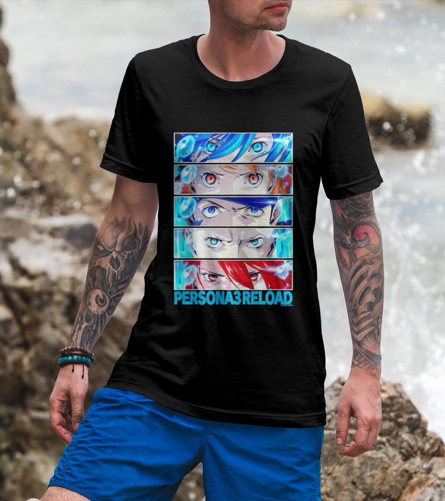 Persona 3 Reload Character Eyes Close Up T-Shirt