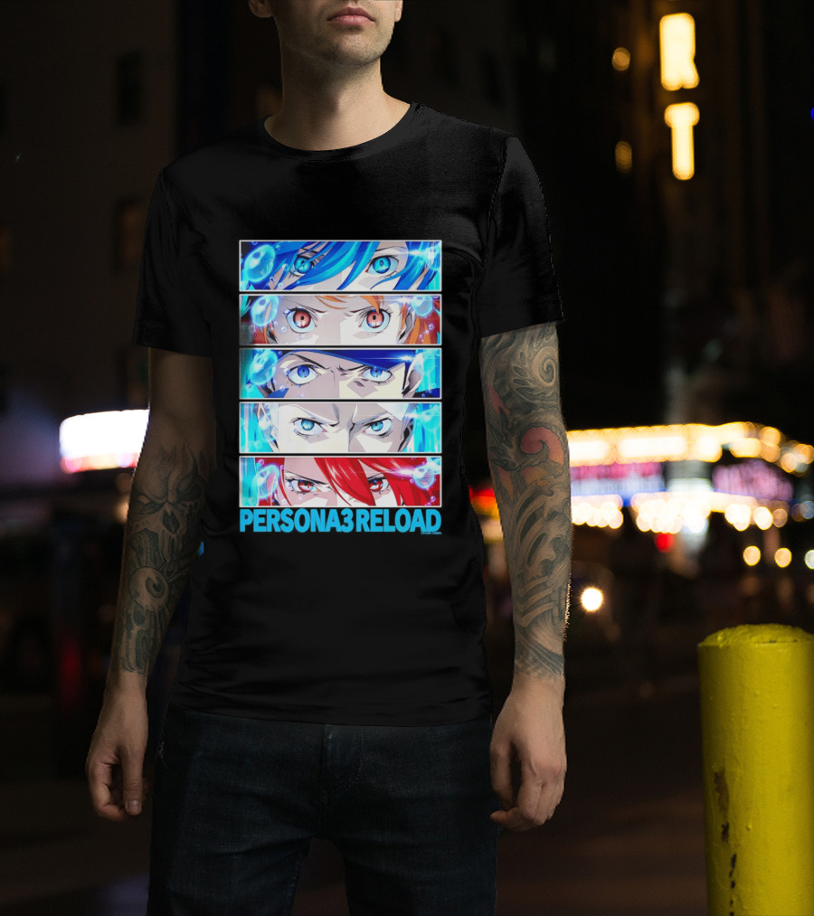 Persona 3 Reload Character Eyes Close Up T-Shirt