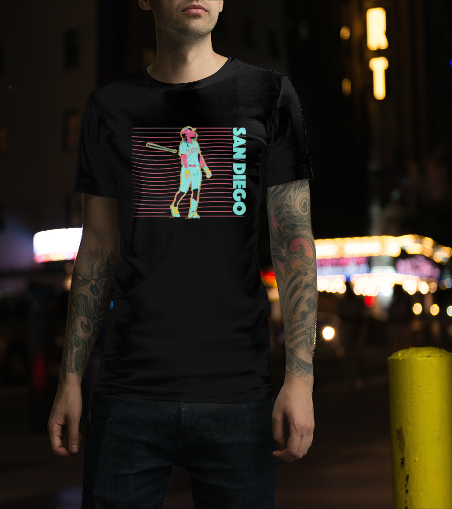 Fernando Tatis Jr San Diego Padres Neon Nights Baseball T-Shirt