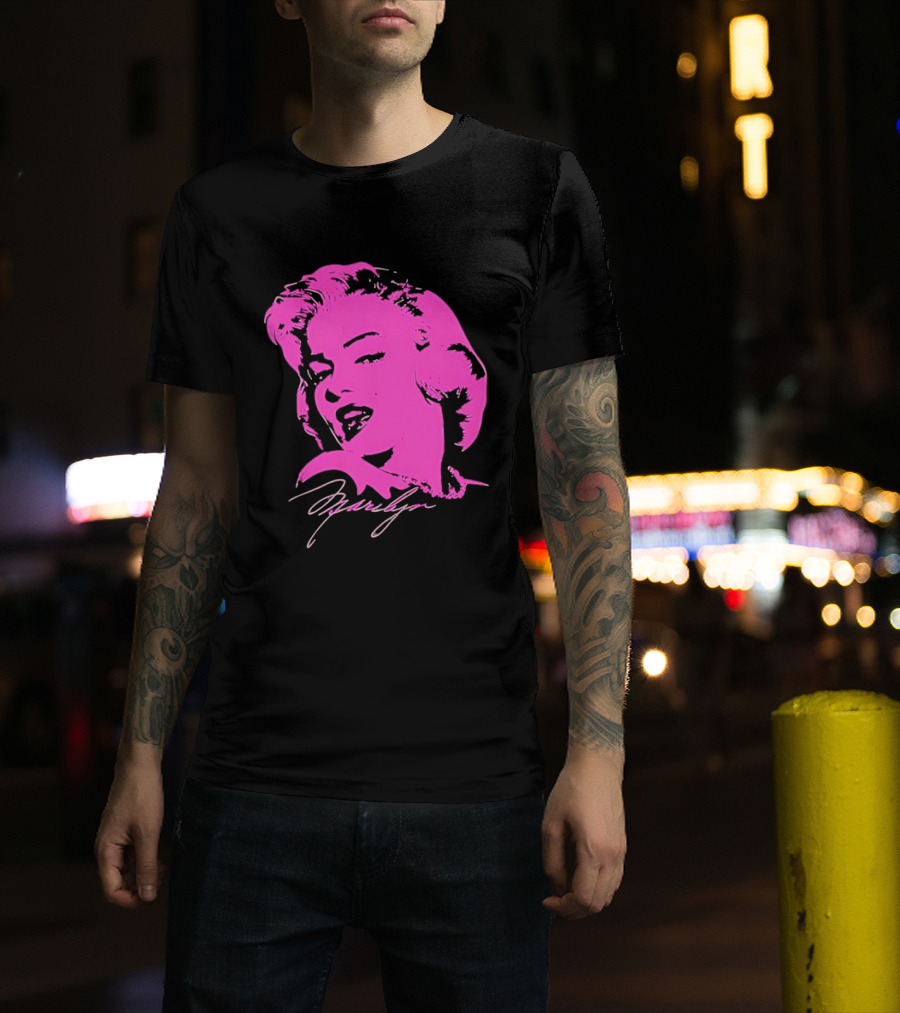 Marilyn Monroe Pink Pop T-Shirt