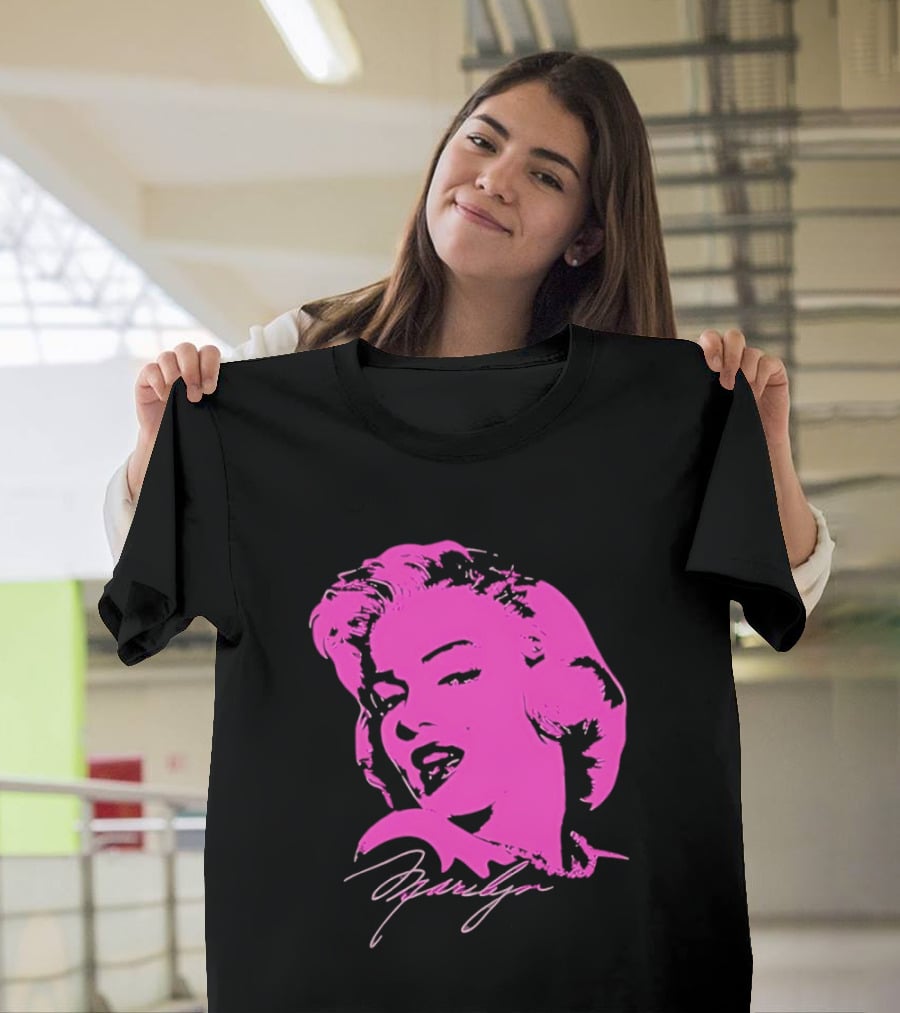 Marilyn Monroe Pink Pop T-Shirt