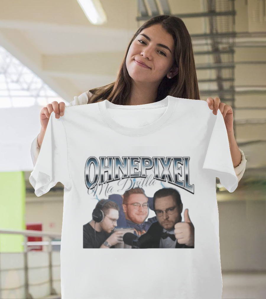 OHNEPIXEL Ma Drilla Thumbs Up Gaming Podcast Vibes T-Shirt