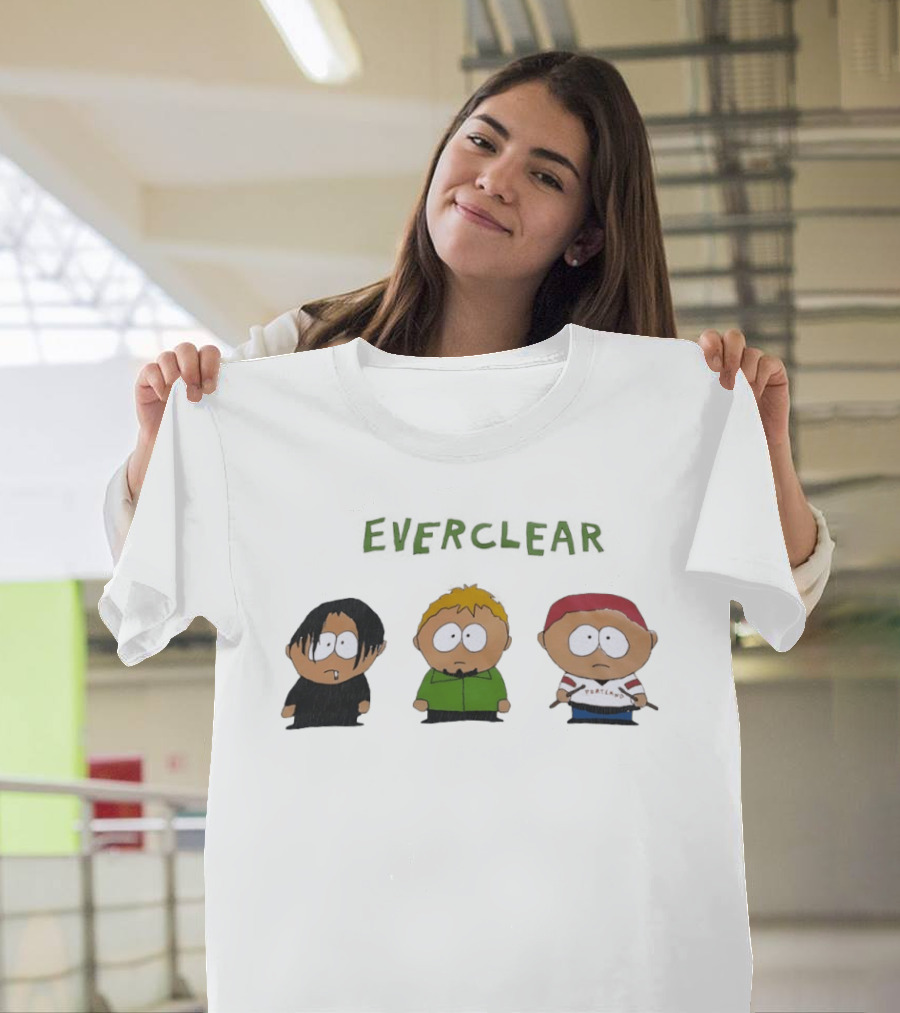 South Park Characters Everclear Band Cartoon T-Shirt