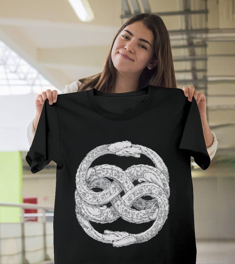 Ouroboros Dragon Infinity Symbol Mythical Creature T-Shirt
