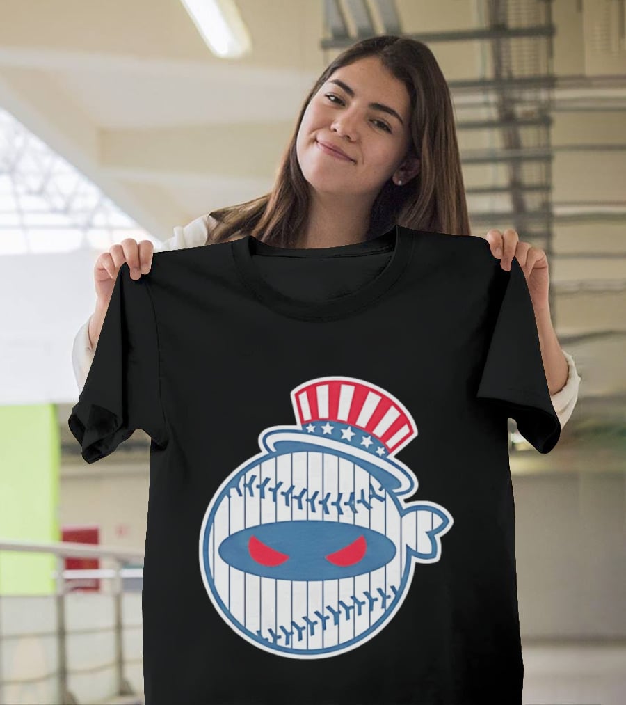 New York Yankees Pitching Ninja Baseball T-Shirt