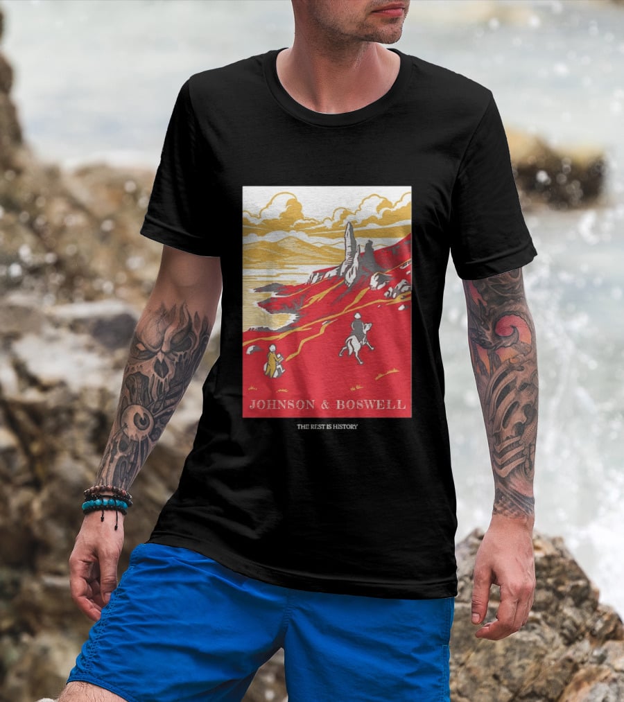 Johnson And Boswell Journey Through Red Landscape And History T-Shirt