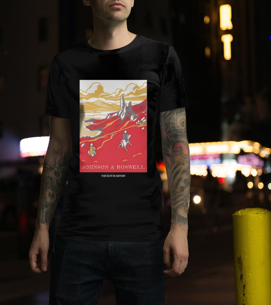 Johnson And Boswell Journey Through Red Landscape And History T-Shirt