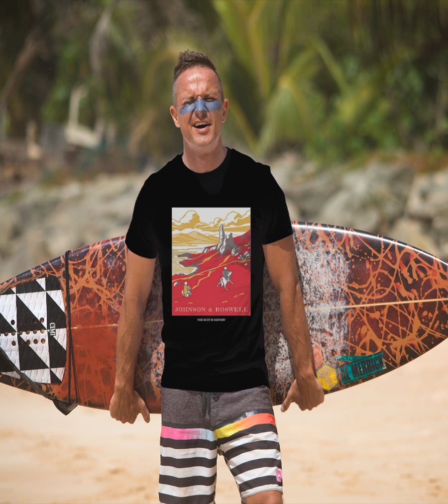 Johnson And Boswell Journey Through Red Landscape And History T-Shirt