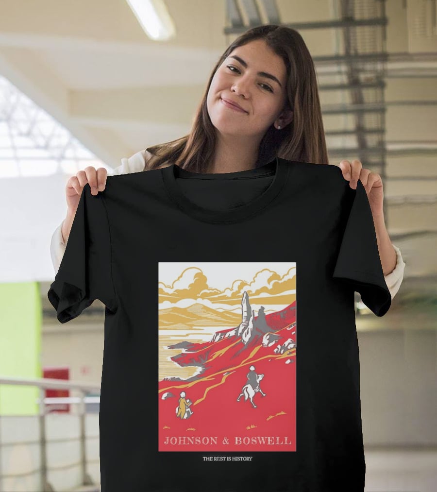 Johnson And Boswell Journey Through Red Landscape And History T-Shirt