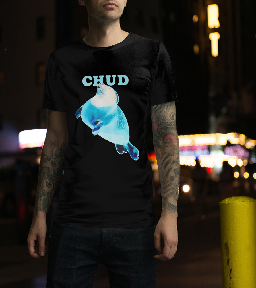 CHUD Seal Floating In Blue Water T-Shirt