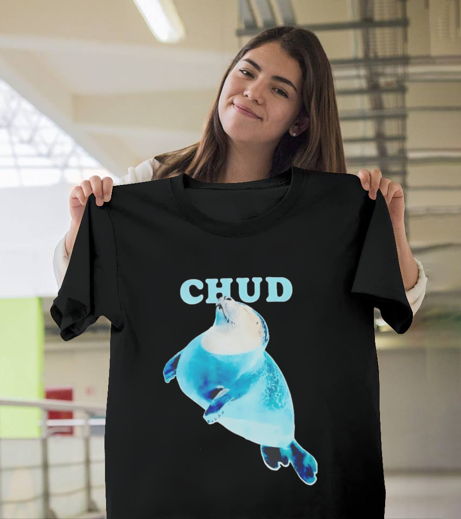 CHUD Seal Floating In Blue Water T-Shirt