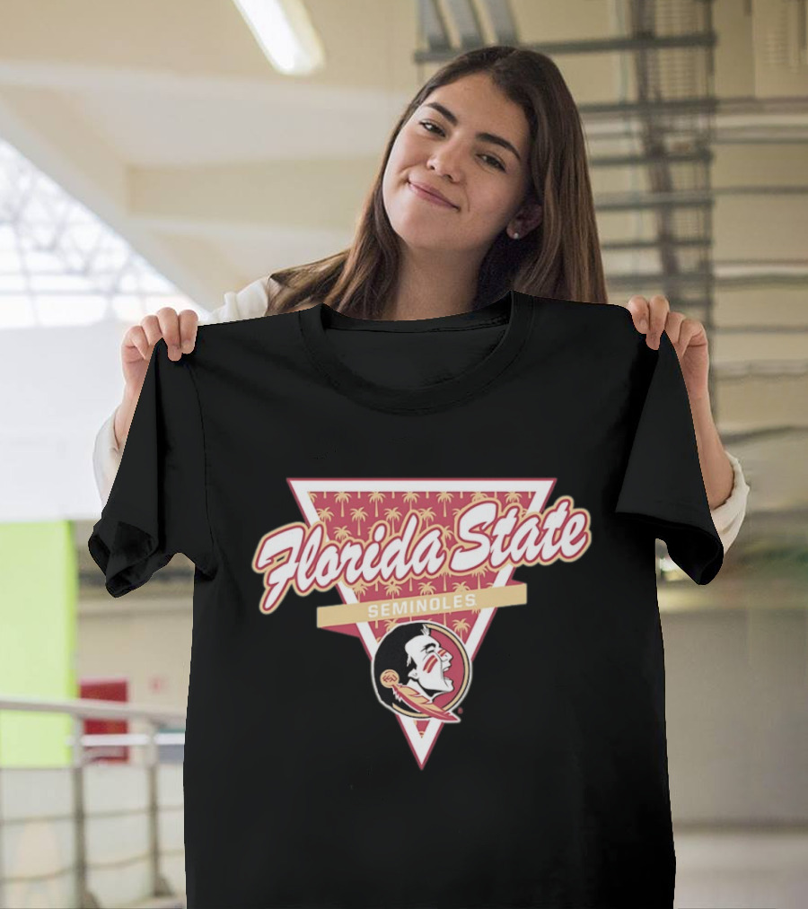 Florida State Seminoles Palm Tree Triangle T-Shirt