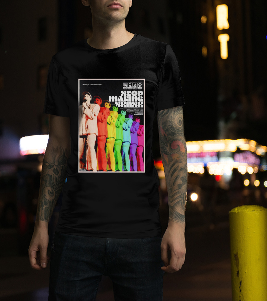 Stop Making Sense Rainbow Concert Film T-Shirt