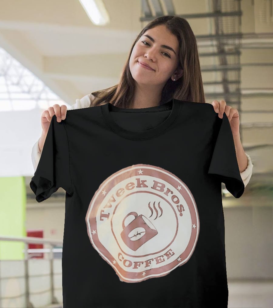 Tweek Bros Coffee Logo With Stars And Steam T-Shirt