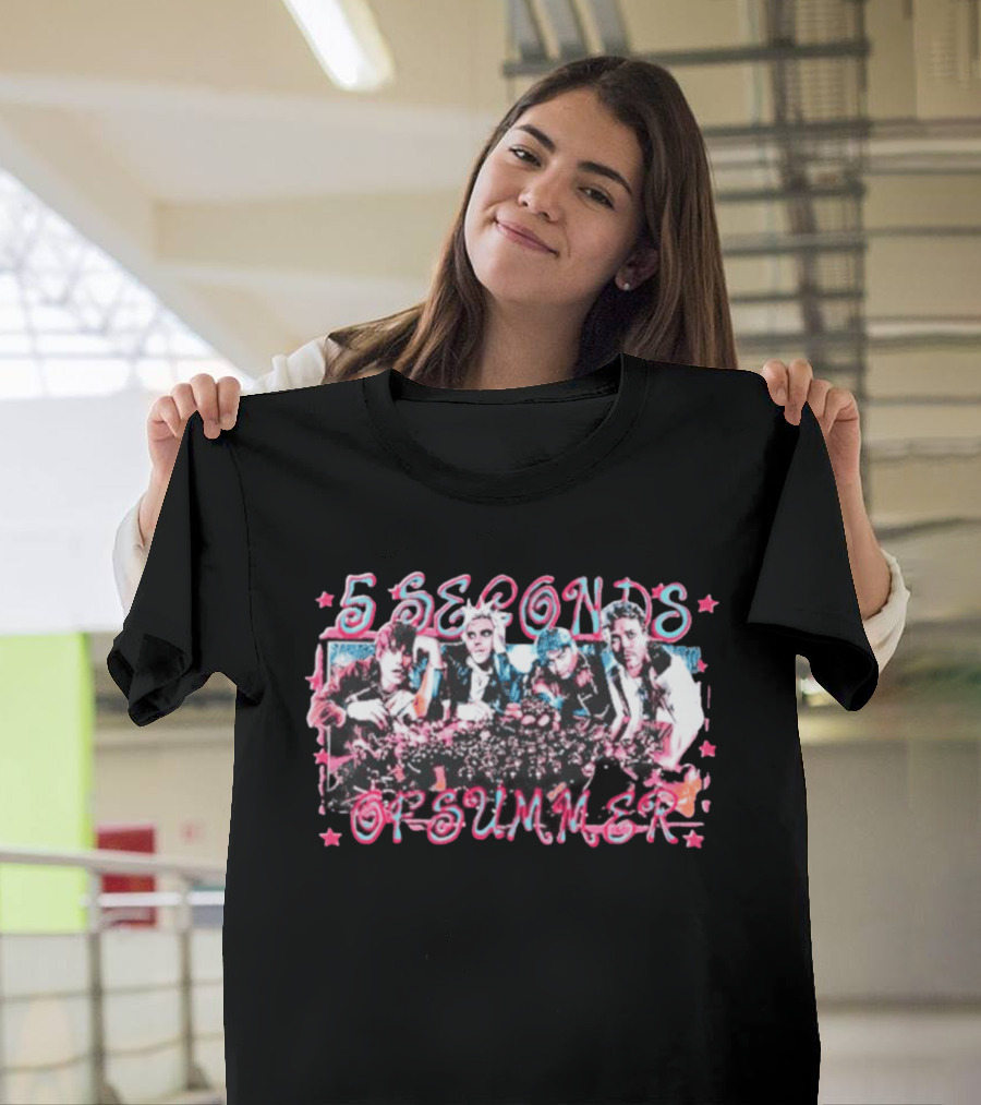 5 Seconds Of Summer New Concept 2026 Retro Band Aesthetic T-Shirt