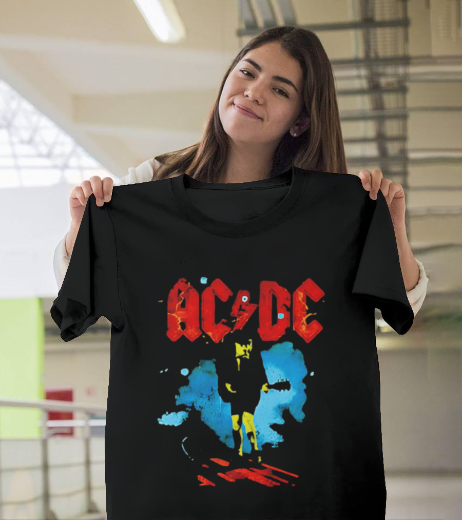 ACDC Angus Young On Stage Rock Legend T-Shirt