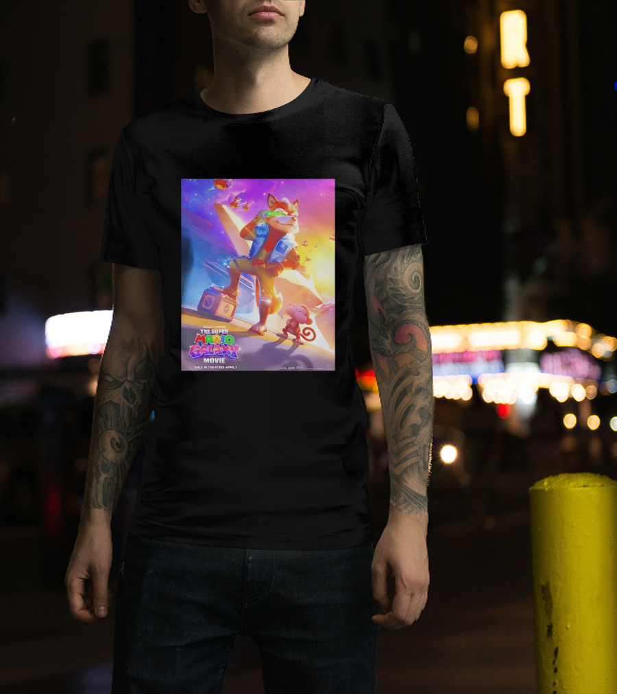 The Super Mario Galaxy Movie Featuring Fox McCloud Teaser T-Shirt
