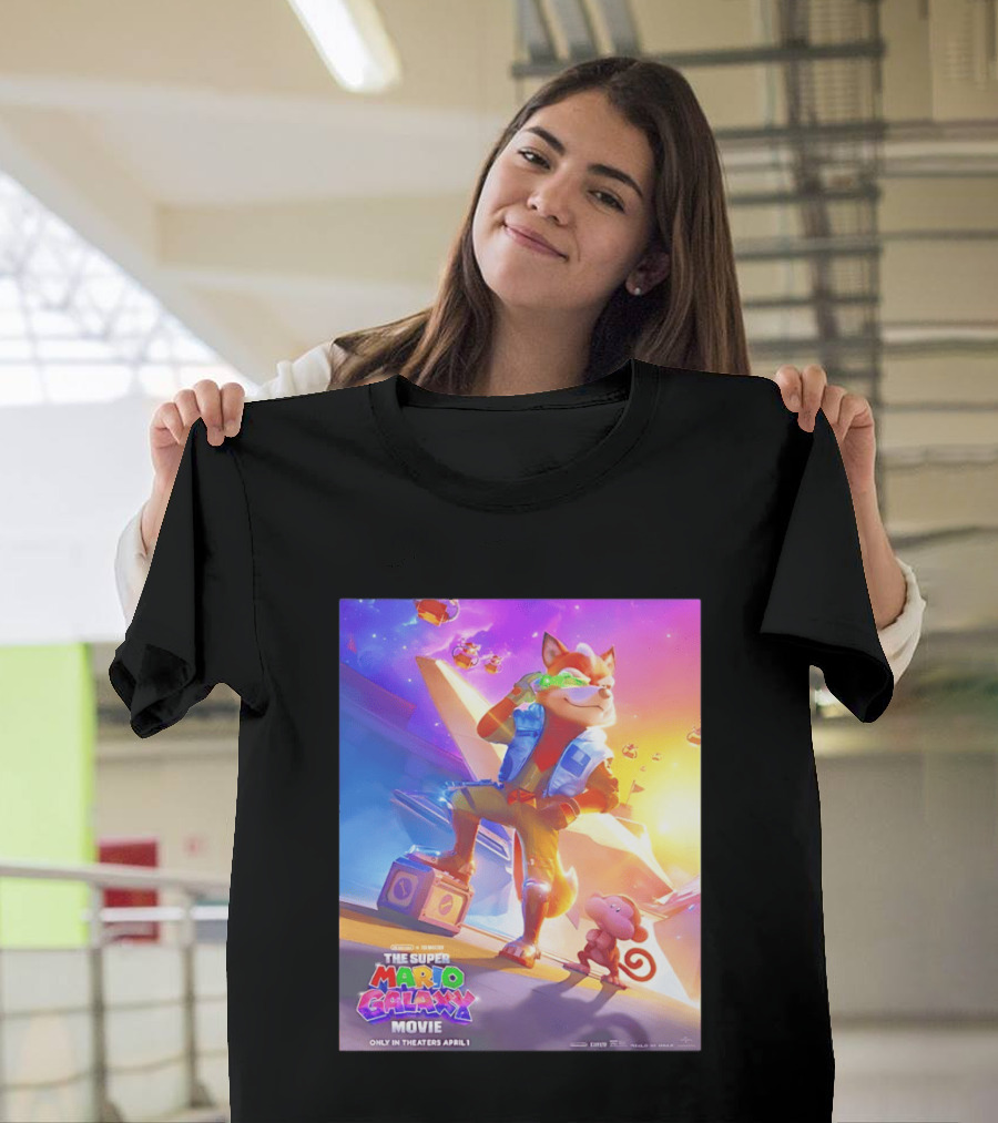 The Super Mario Galaxy Movie Featuring Fox McCloud Teaser T-Shirt
