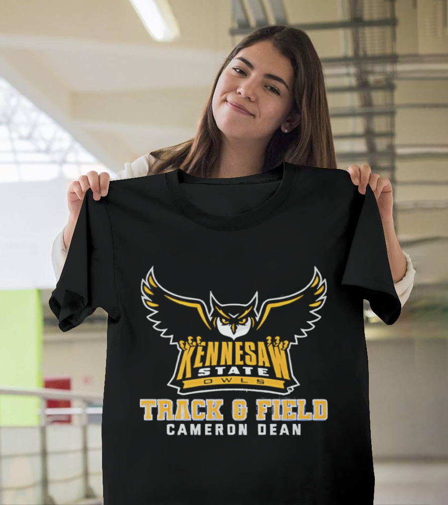 Kennesaw State Owls Track And Field Cameron Dean University Sports Gear T-Shirt