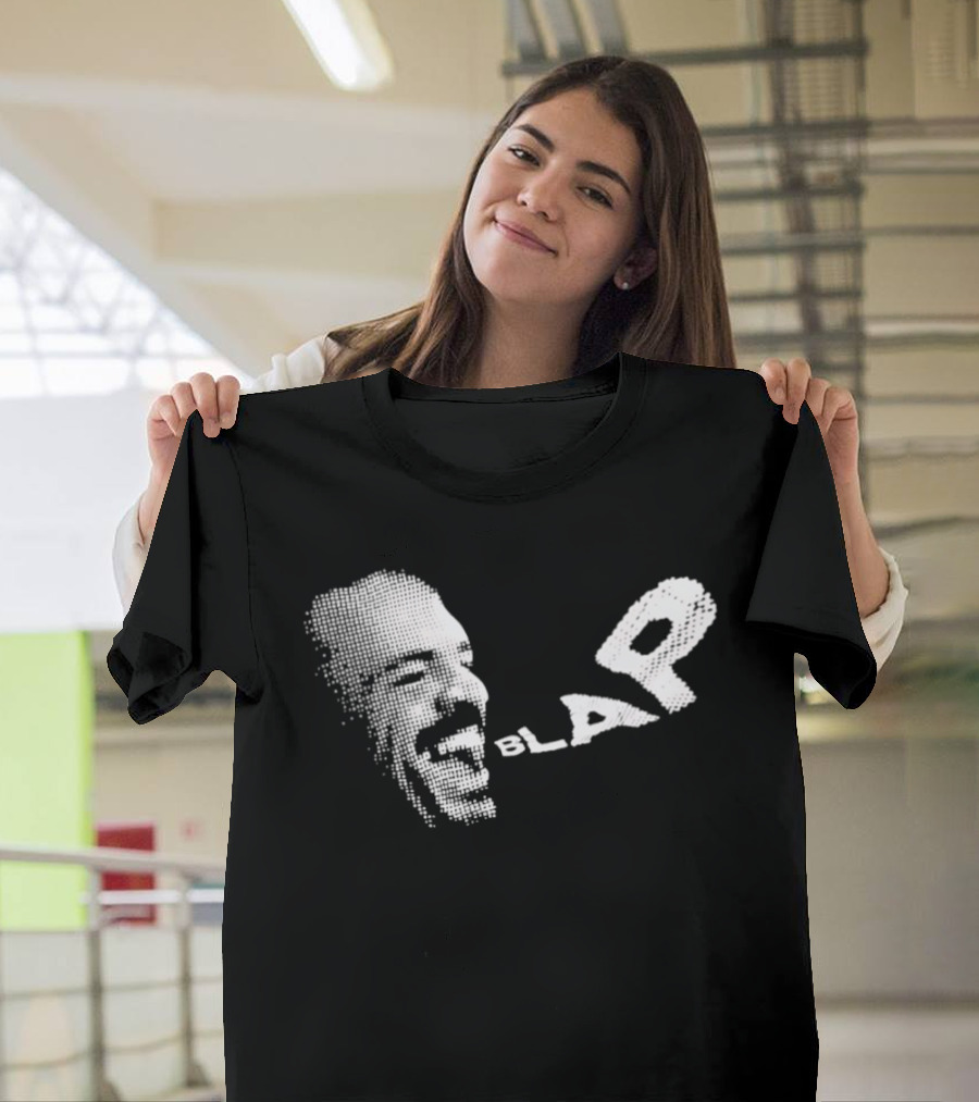 Blap Halftone Scream Expression Art Piece T-Shirt