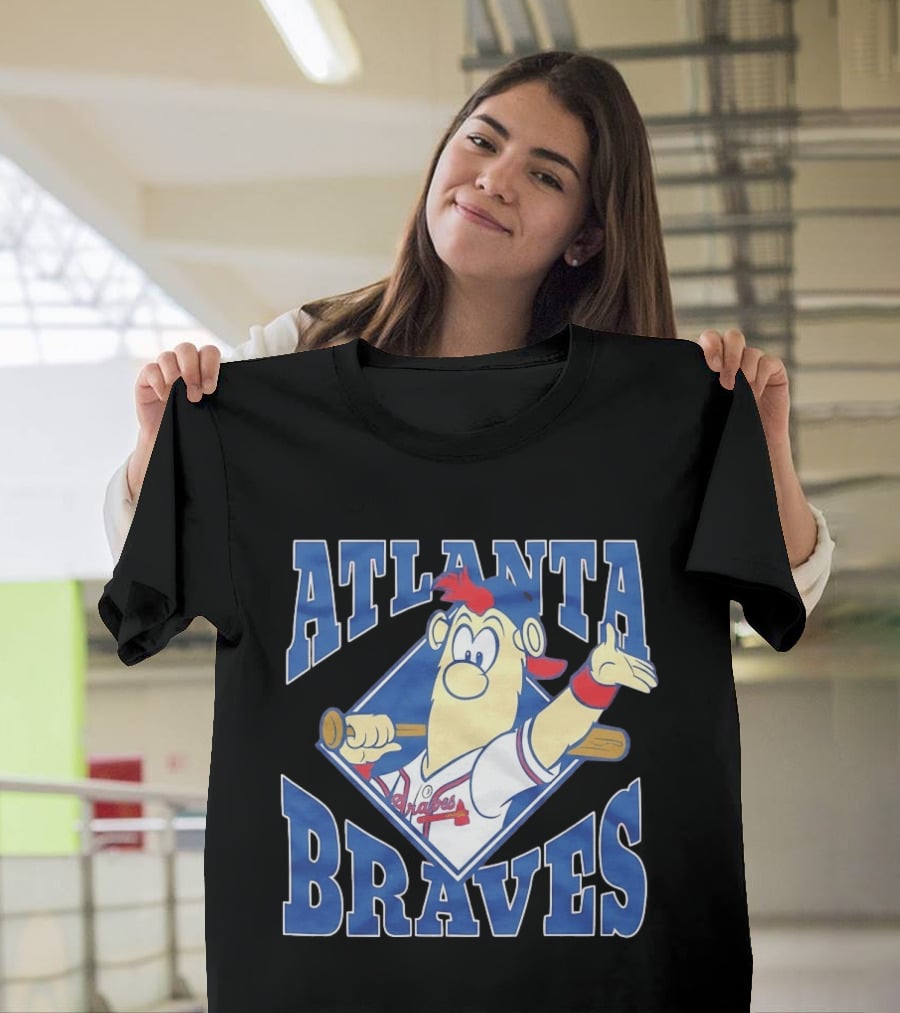 Atlanta Braves Blooper MLB Baseball T-Shirt