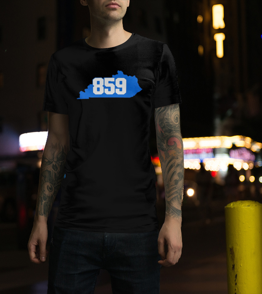 Kentucky Bluegrass Region 859 Area Code T-Shirt