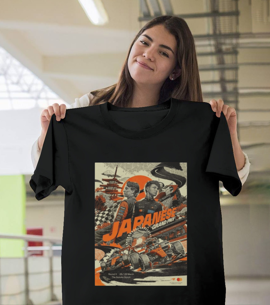 McLaren Mastercard Formula 1 Team Japanese Grand Prix 2026 Suzuka Circuit March 26 29 T-Shirt