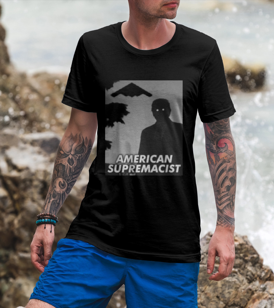 American Supremacist Donal Trump Silhouette Eyes B2 T-Shirt