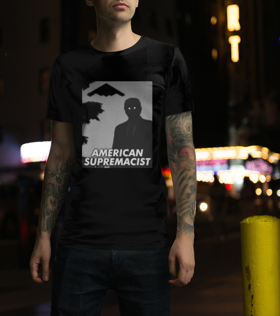 American Supremacist Donal Trump Silhouette Eyes B2 T-Shirt
