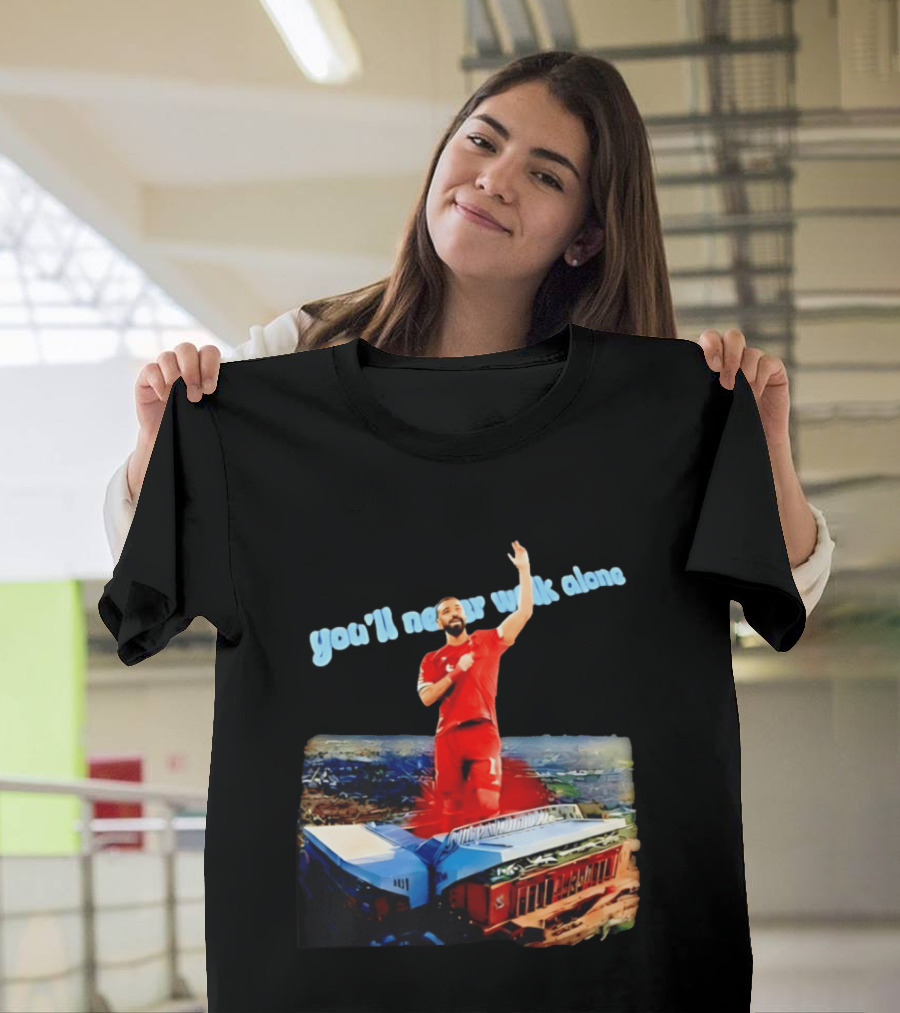 Mohamed Salah You'll Never Walk Alone Liverpool FC Stadium T-Shirt