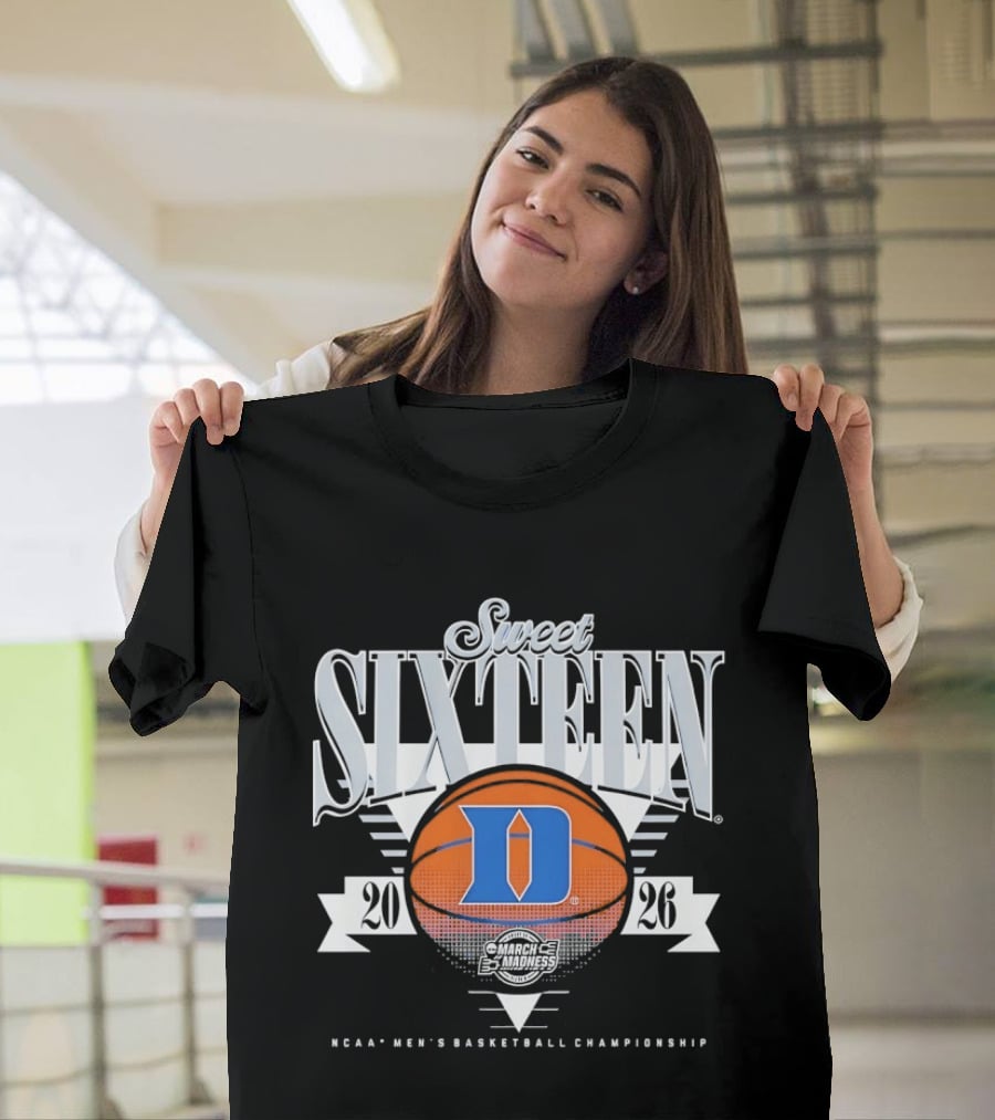 Duke Blue Devils 2026 Sweet Sixteen NCAA Men's Basketball Championship T-Shirt