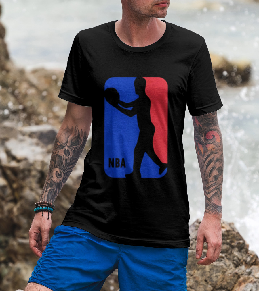 NBA Basketball Player Blue Red T-Shirt