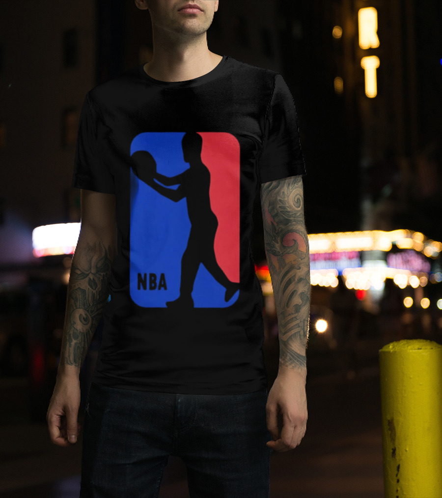 NBA Basketball Player Blue Red T-Shirt