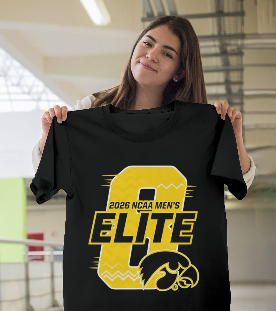 Iowa Hawkeyes 2026 NCAA Men's Elite 8 Basketball T-Shirt